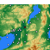 Nearby Forecast Locations - Uji - Map