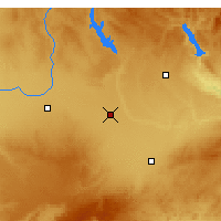 Nearby Forecast Locations - La Roda - Map