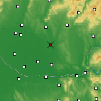 Nearby Forecast Locations - Šurany - Map