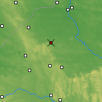 Nearby Forecast Locations - Zhovkva - Map