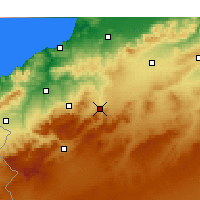 Nearby Forecast Locations - Ouled Mimoun - Map