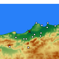 Nearby Forecast Locations - Koléa - Map