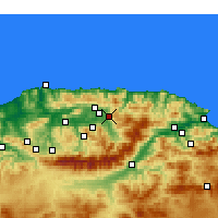 Nearby Forecast Locations - Azazga - Map