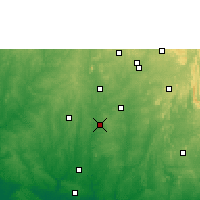 Nearby Forecast Locations - Ikire - Map