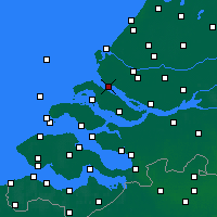 Nearby Forecast Locations - Hellevoetsluis - Map