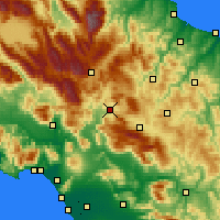 Nearby Forecast Locations - Isernia - Mapa
