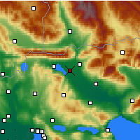 Nearby Forecast Locations - Irakleia - Map