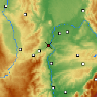 Nearby Forecast Locations - Givors - Map