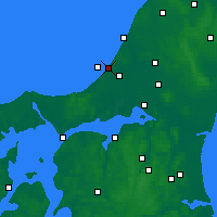Nearby Forecast Locations - Blokhus - Mapa