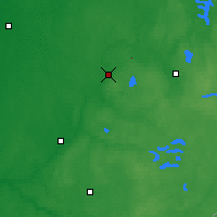 Nearby Forecast Locations - Anykščiai - Map