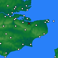 Nearby Forecast Locations - Faversham - Map