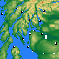 Nearby Forecast Locations - Loch Goil - Map