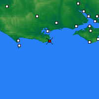 Nearby Forecast Locations - Swanage - Map
