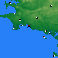 Nearby Forecast Locations - Concarneau - Map