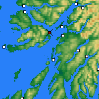 Nearby Forecast Locations - Isle of Mull - Mapa