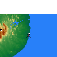 Nearby Forecast Locations - Arugam Bay - Map