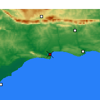 Nearby Forecast Locations - Witsand - Map
