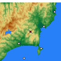 Nearby Forecast Locations - L.Waikaremoana - Map
