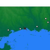 Nearby Forecast Locations - Biloxi - Map