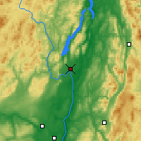 Nearby Forecast Locations - Glen Falls - Map