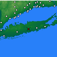 Nearby Forecast Locations - Islip - Map