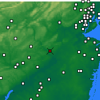 Nearby Forecast Locations - Trenton - Mapa