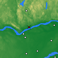 Nearby Forecast Locations - Gatineau - Map
