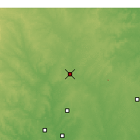 Nearby Forecast Locations - Chanute - Mapa