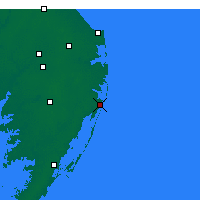 Nearby Forecast Locations - Ocean City - Map