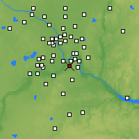 Nearby Forecast Locations - St Paul South - Map