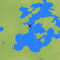 Nearby Forecast Locations - Flag Island - Map