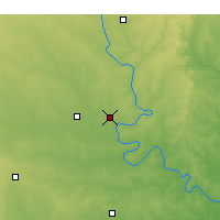 Nearby Forecast Locations - Ponca - Mapa