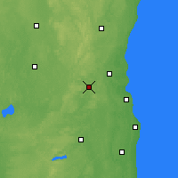 Nearby Forecast Locations - Waukesha - Map
