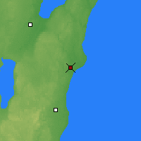 Nearby Forecast Locations - Manitowoc - Mapa