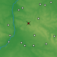 Nearby Forecast Locations - Kraśnik - Map