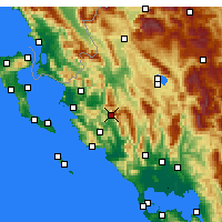 Nearby Forecast Locations - Paramythia - Map