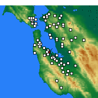 Nearby Forecast Locations - San Carlos - Map