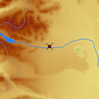 Nearby Forecast Locations - Alto Río Senguer - Map