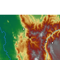 Nearby Forecast Locations - Dabeiba - Map