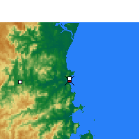 Nearby Forecast Locations - Itajaí - Map
