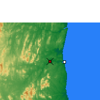 Nearby Forecast Locations - Itabuna - Map