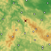 Nearby Forecast Locations - Brotterode - Map