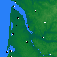 Nearby Forecast Locations - Blaye - Mapa