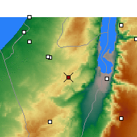 Nearby Forecast Locations - Dimona - Map