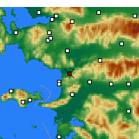 Nearby Forecast Locations - Selçuk - Map