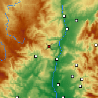 Nearby Forecast Locations - Privas - Map