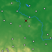 Nearby Forecast Locations - Wierzchowice - Map