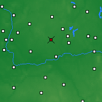 Nearby Forecast Locations - Września - Map