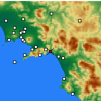 Nearby Forecast Locations - Salerno - Mapa