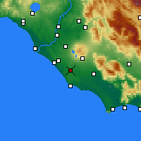 Nearby Forecast Locations - Aprilia - Map